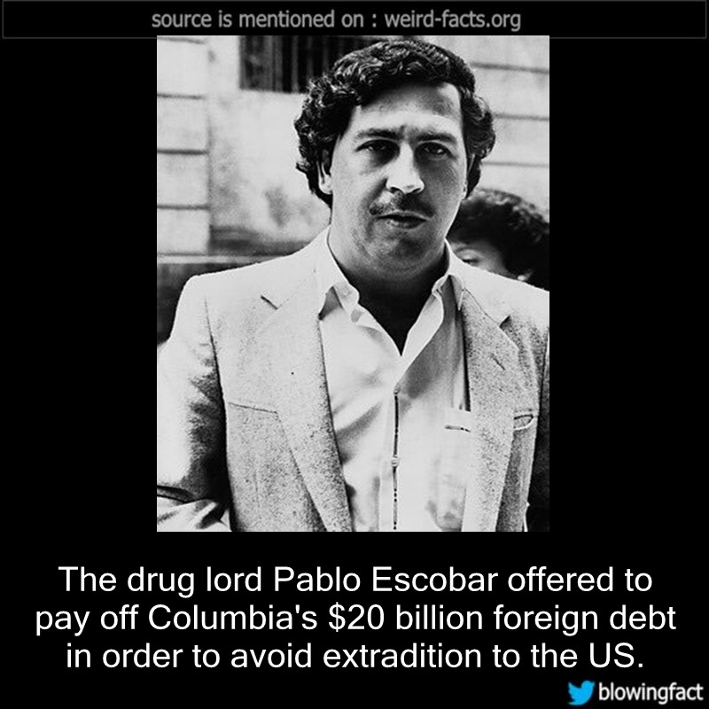 drug lord pablo escobar facts